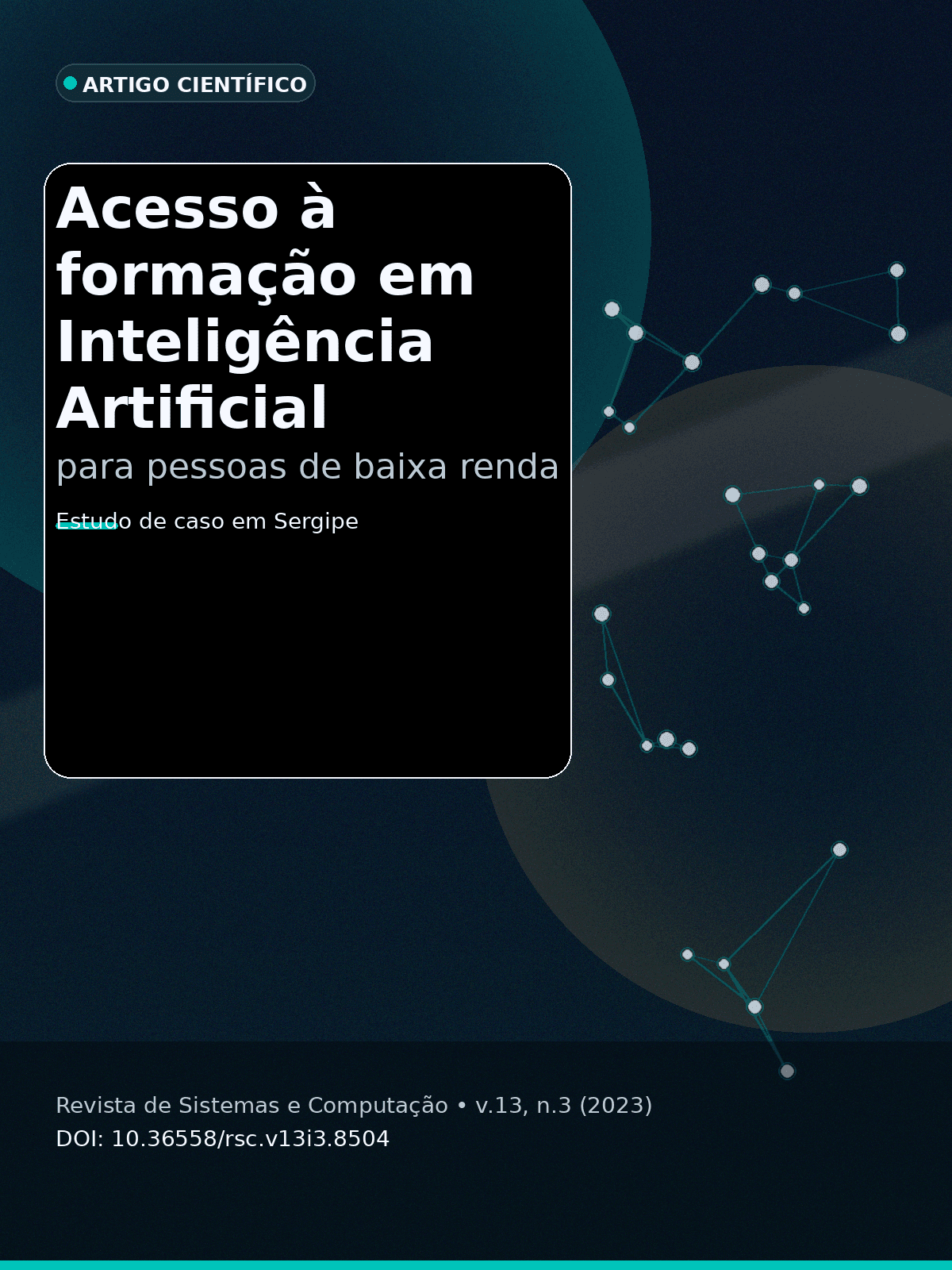 Capa do artigo: Acesso à formação em IA